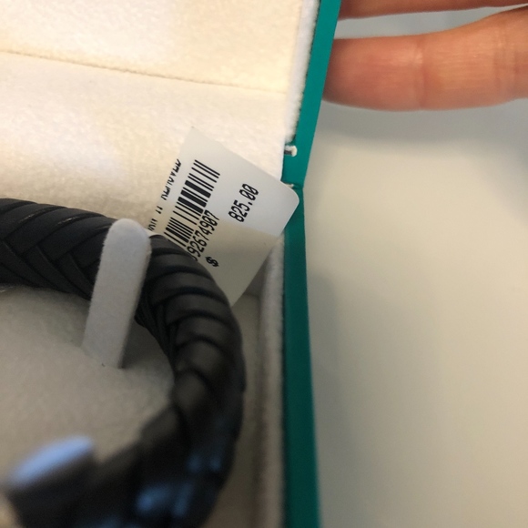 EFFY STERLING SILVER & LEATHER DRAGON BRACELET - Picture 2 of 4